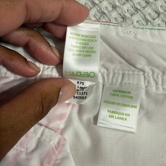 Lilly Pulitzer The Callahan Pink and White Geometric Shorts - Picture 7 of 12